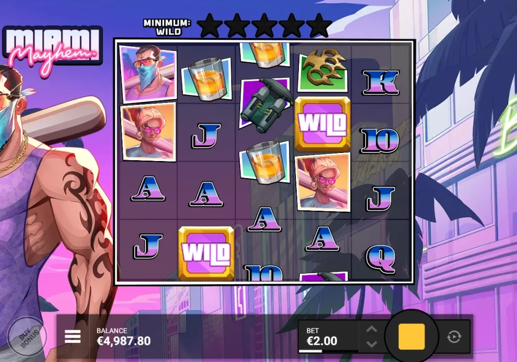 Miami Mayhen Casino-Spiel