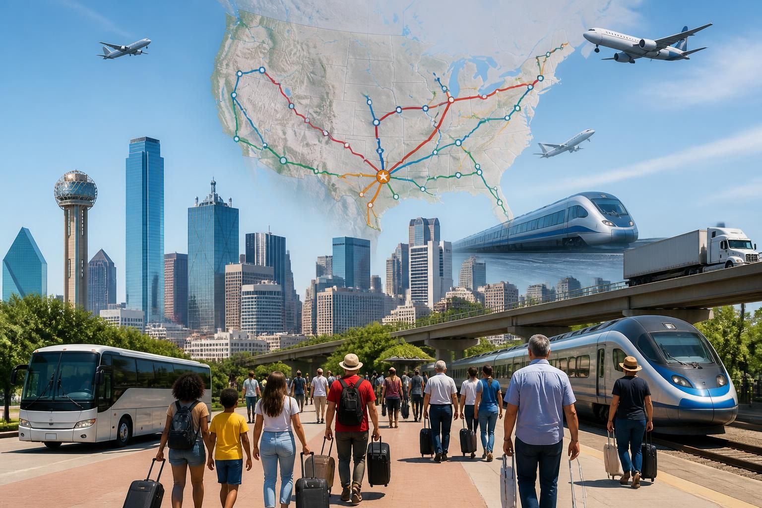 entdecken sie die besten routen zur fifa-weltmeisterschaft 2026 nach dallas, inklusive praktischer tipps für eine stressfreie anreise.