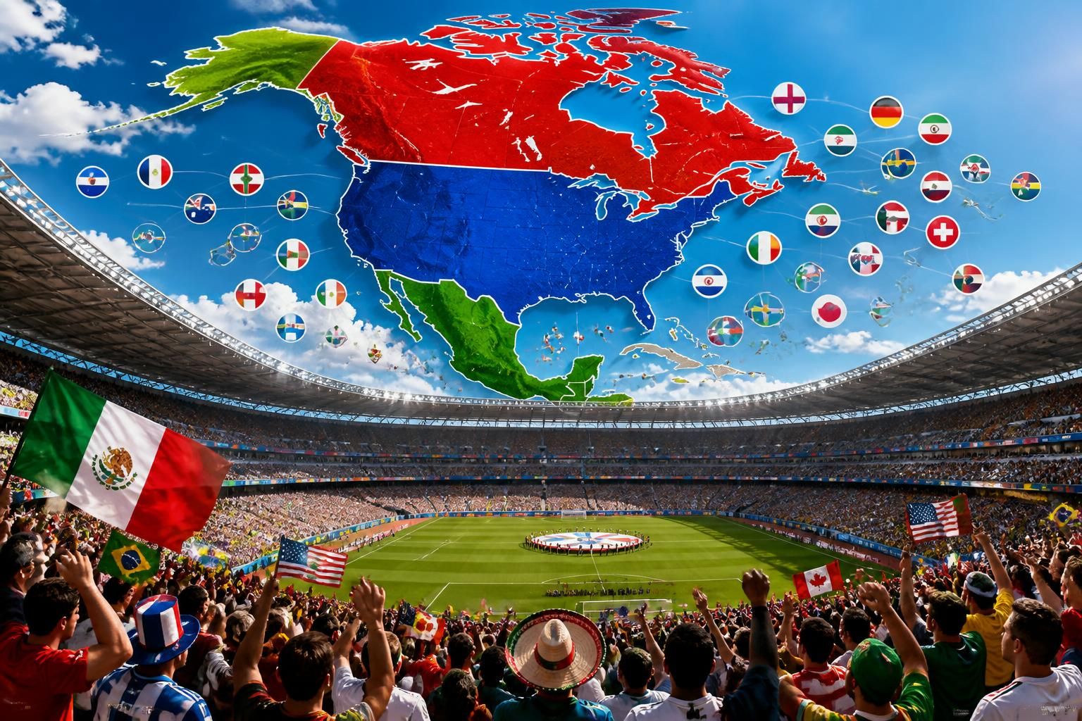 erfahren sie, wo die fußball-weltmeisterschaft 2026 stattfindet und welche länder an diesem globalen sportereignis teilnehmen.